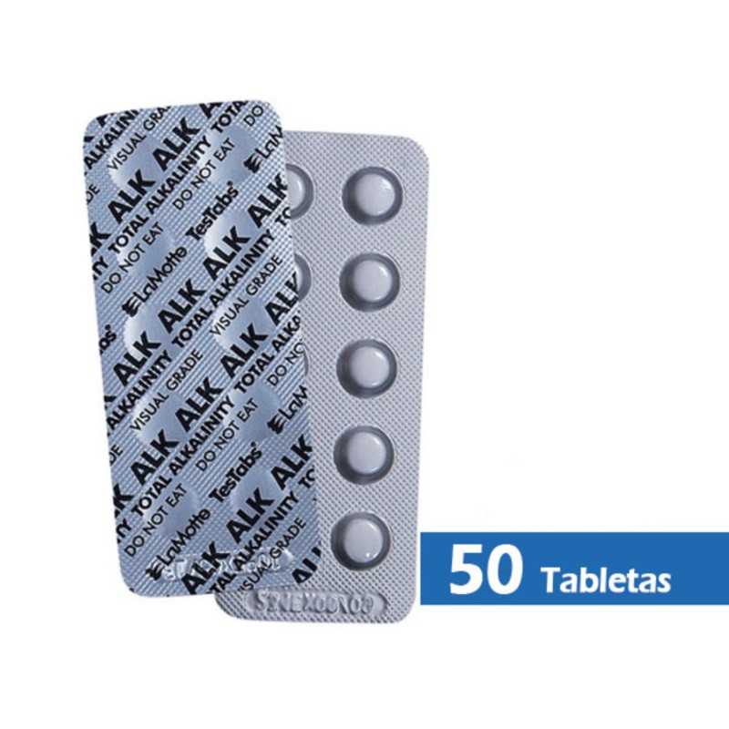 REACTIVOS PARA ALCALINIDAD C/50 PZAS