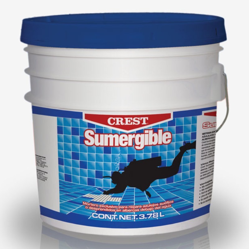 CREST SUMERGIBLE 1 GALON AZUL CANCUN