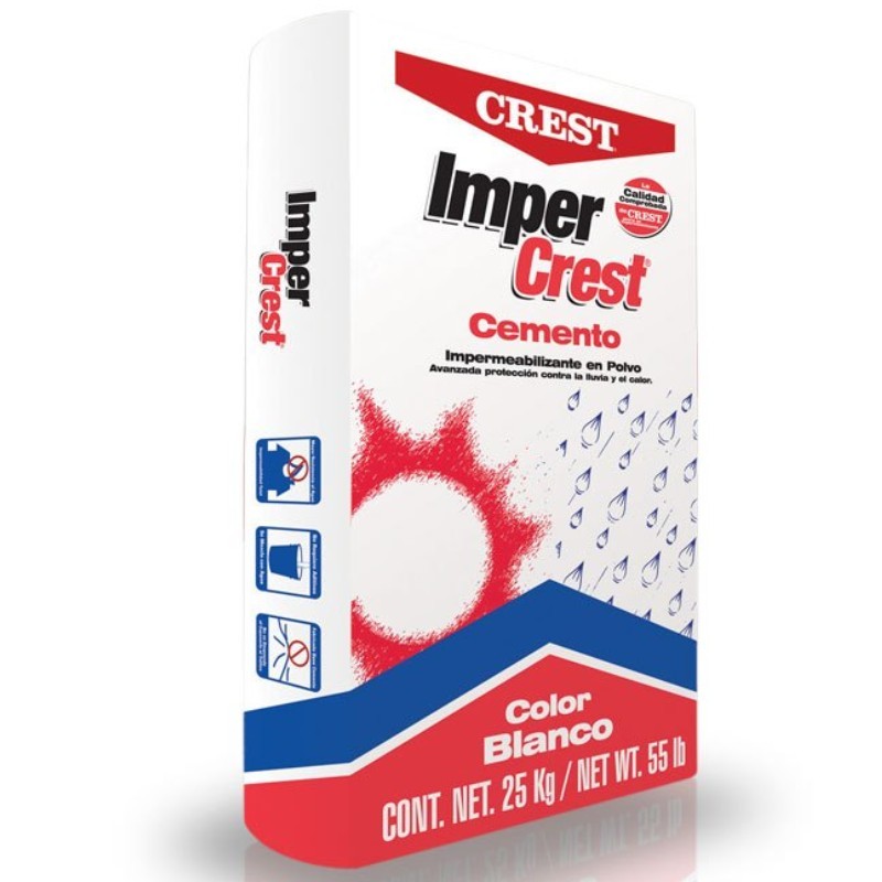 IMPERCREST CEMENTO 25 KG BLANCO