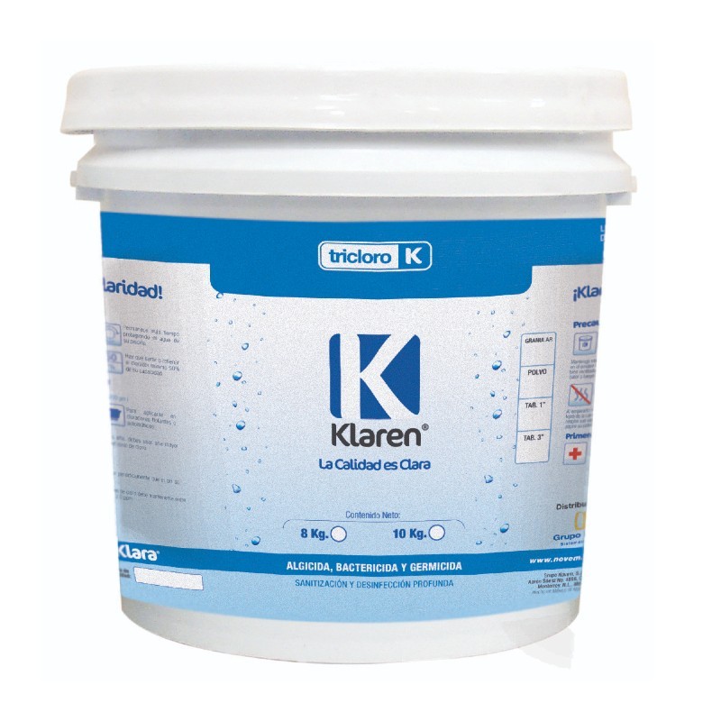 TRICLORO GRANULAR, ENVASE DE 10 KG KLARE