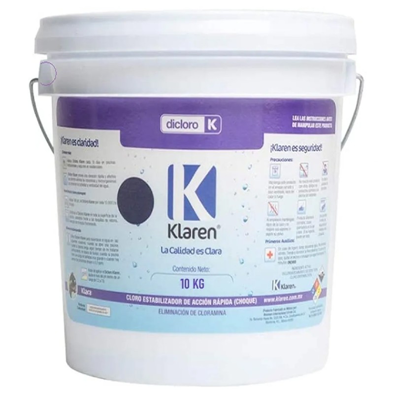 DICLORO, ENVASE DE 10 KG KLAREN