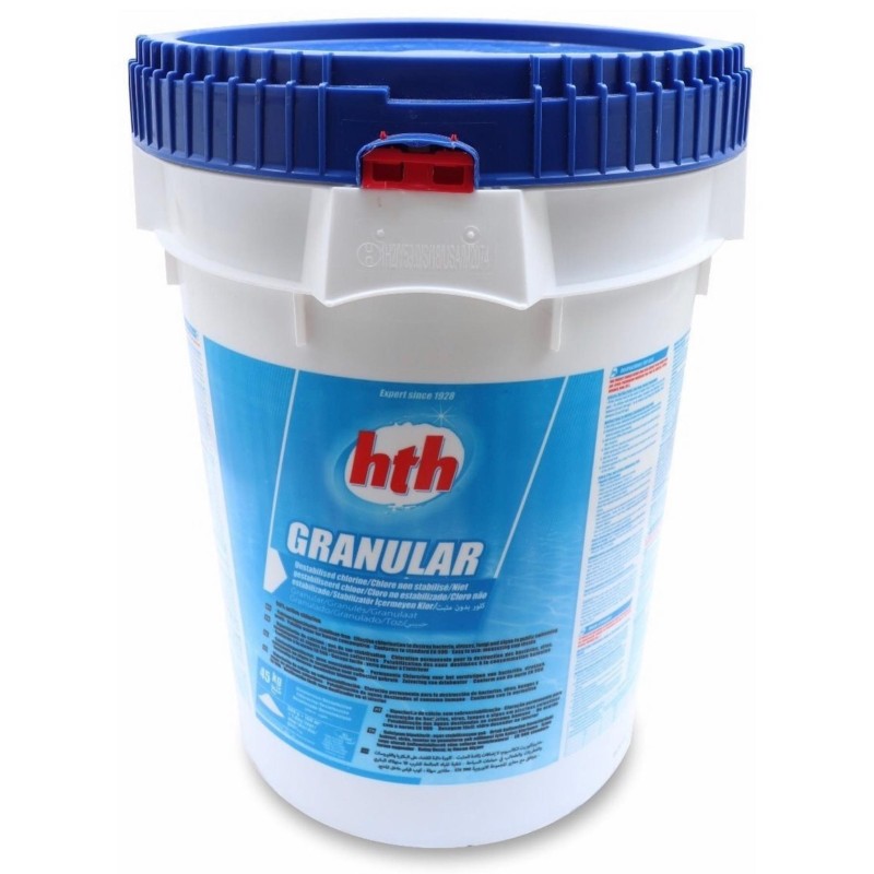 HIPOCLORITO DE CALCIO GRAN 65% 45KG. HTH