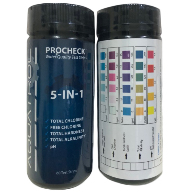 KIT AQUATROL 5 PRUEBAS EN 1 60 TIRAS