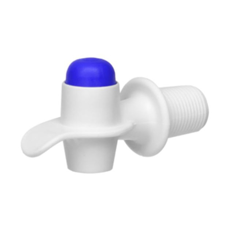 VALVULA BLANCA CON BOTON 3/4