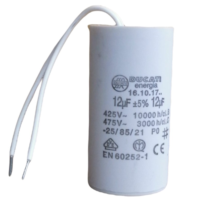 ESPA CAPACITOR DE 12 MF SIN TORNILLO