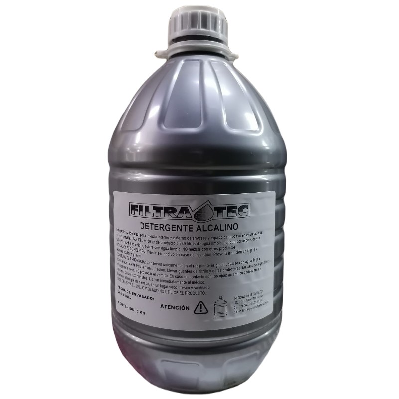 DETERGENTE ALCALINO LIBRE DE SOSA 5 KG.