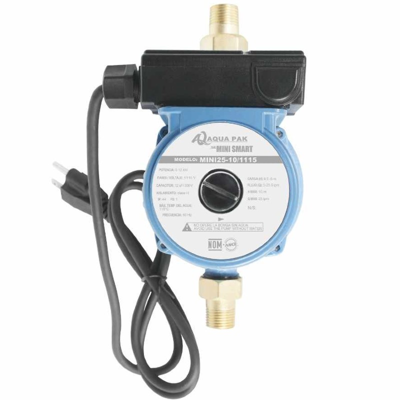 BOMBA PRES.MINISMART AUT/MAN 1/6HP 1X115