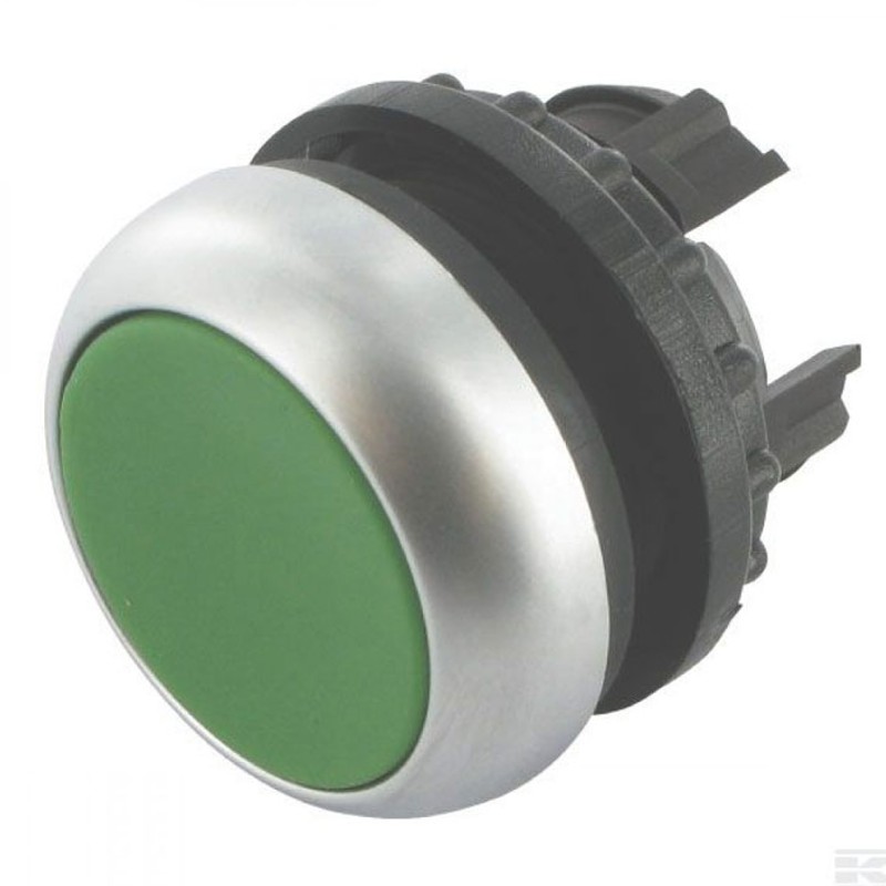 BOTON RASANTE VERDE C/ENCLAVAMIENTO