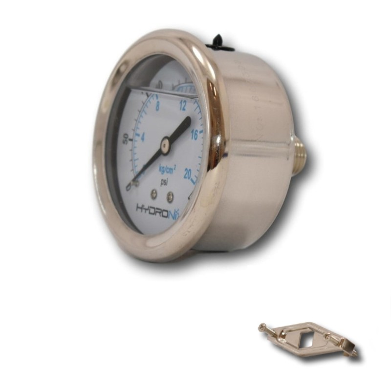 MANOMETRO GLICER 0-300 1/4 E.POST P/OSMO