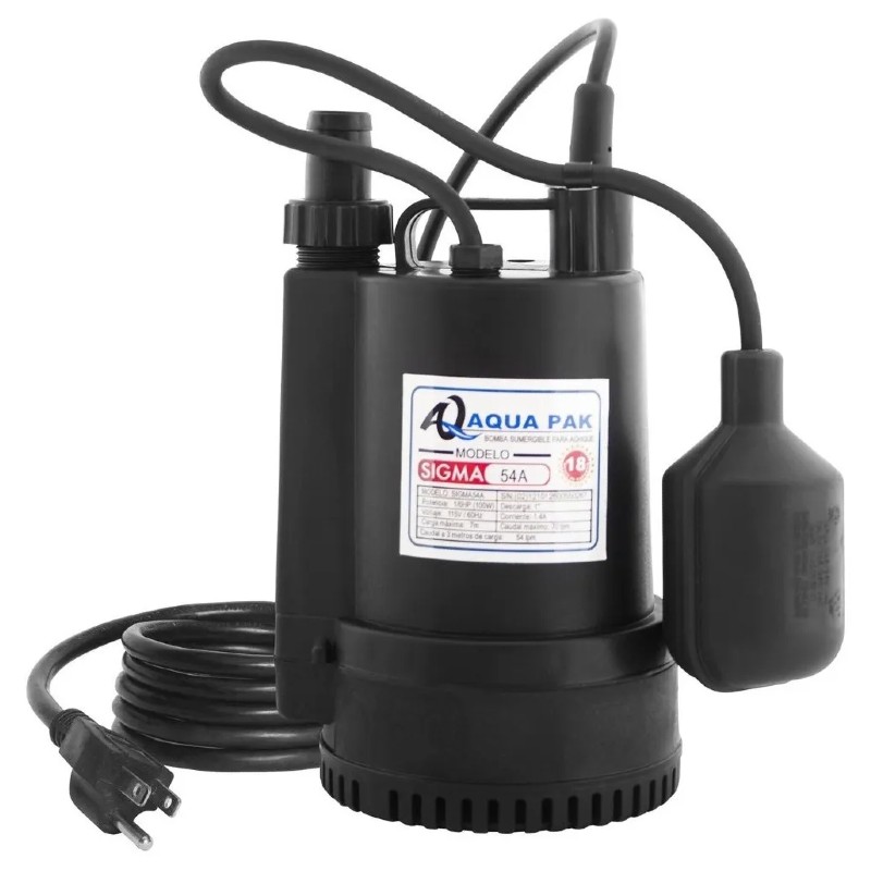 B.AQUAPAK P/ACHIQUE SIGMA 54A 1/6HP 115V