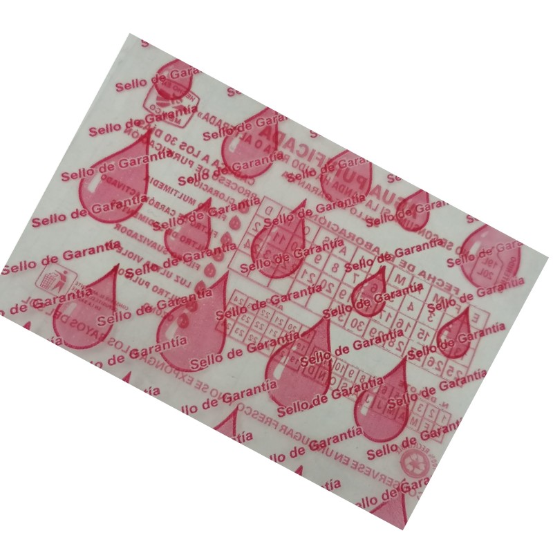 BANDA GENERICA TRANSPARENTE/ROJO