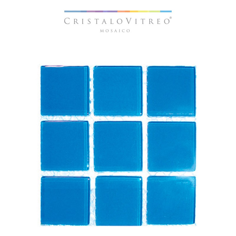 MOSAICO CRISTALO VITREO AZUL FRANCES 2M